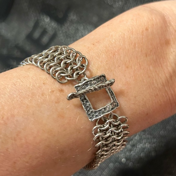 One of a kind Vintage Chainmail bracelet! - Picture 3 of 7